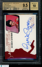 2003 Women of James Bond Autograph Eunice Gayson Limited Auto BGS 9.5/10